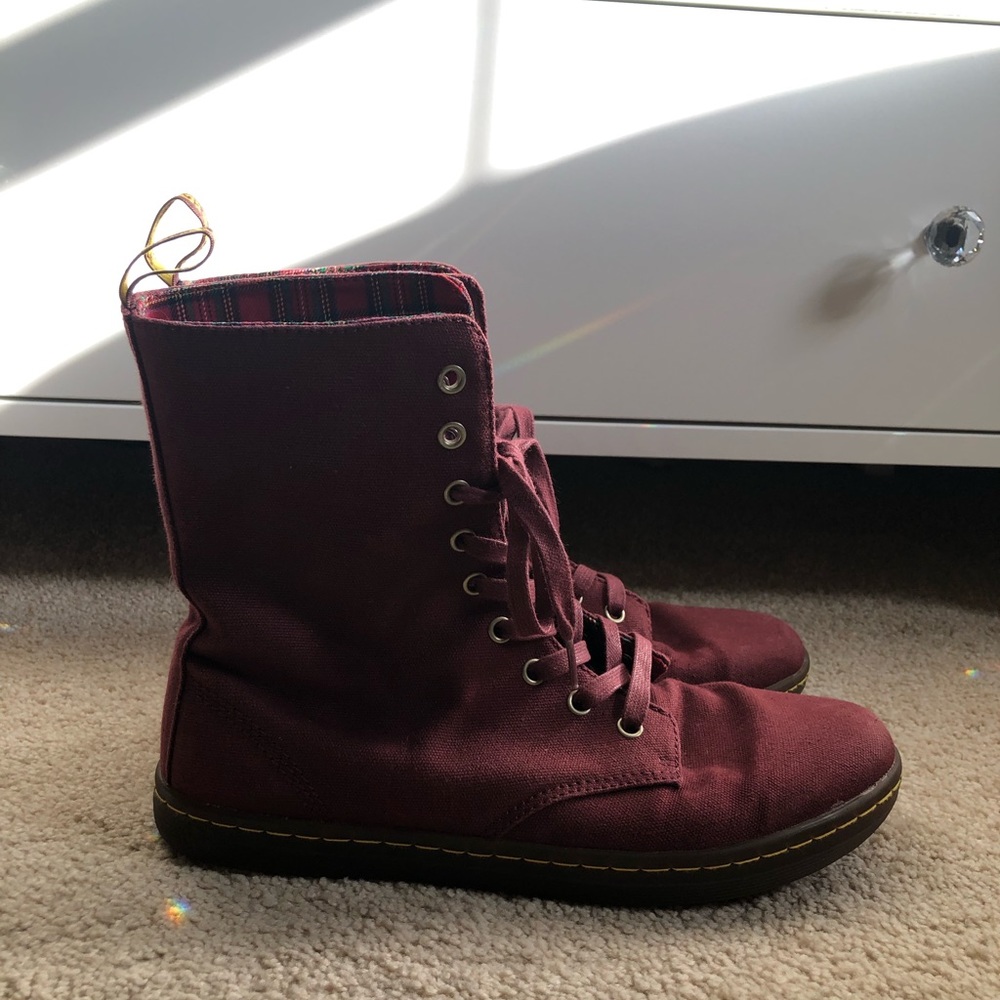 Burgundy Dr Martens